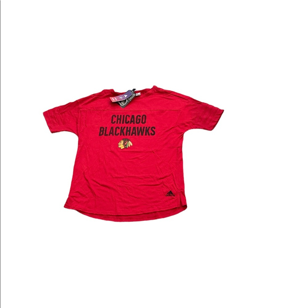 Chicago Blackhawks Adidas Women’s Droptail Tunic Shirt Small